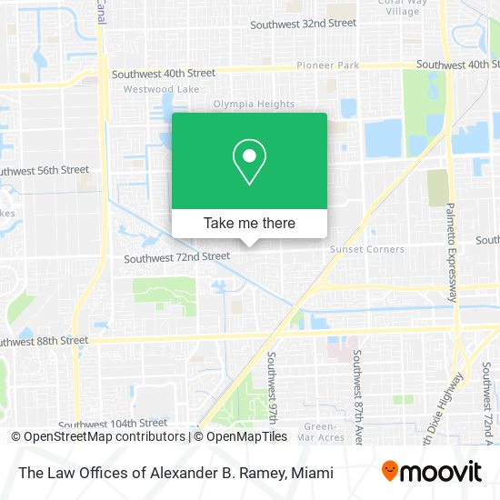 The Law Offices of Alexander B. Ramey map