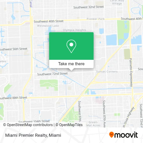 Miami Premier Realty map