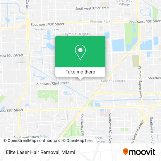 Elite Laser Hair Removal map