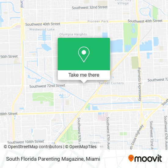 South Florida Parenting Magazine map