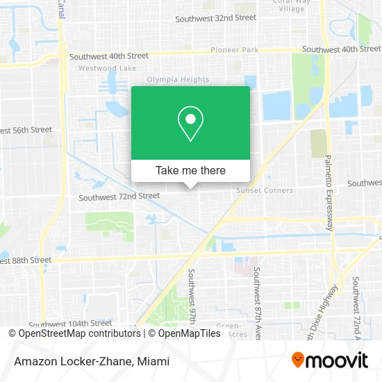Amazon Locker-Zhane map