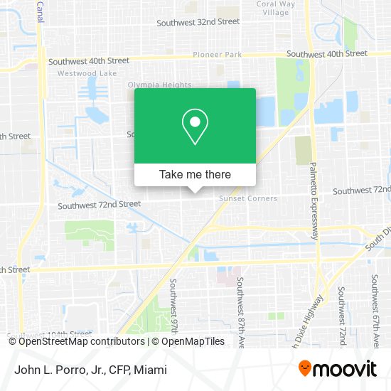 Mapa de John L. Porro, Jr., CFP