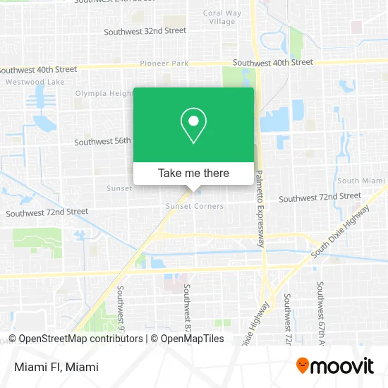 Miami Fl map