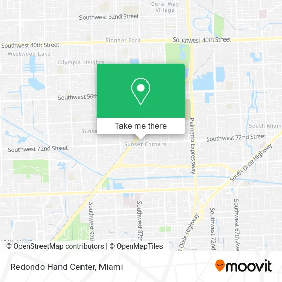 Redondo Hand Center map