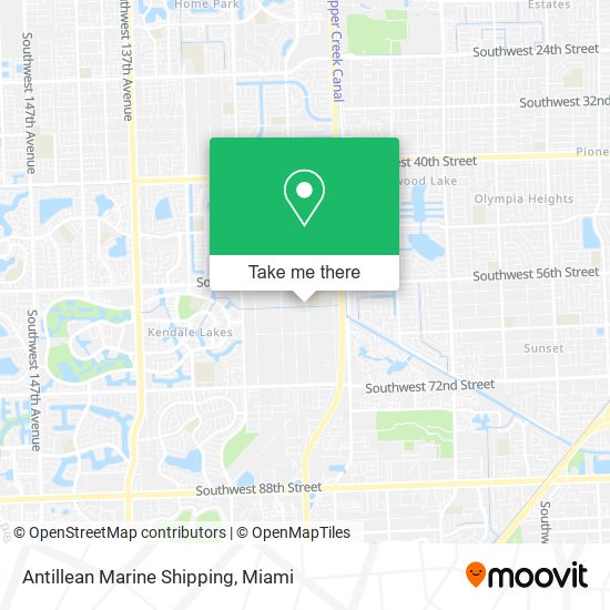 Antillean Marine Shipping map