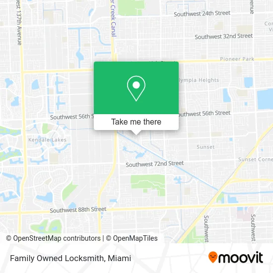 Family Owned Locksmith map