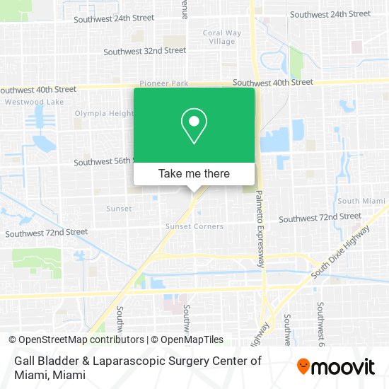 Gall Bladder & Laparascopic Surgery Center of Miami map