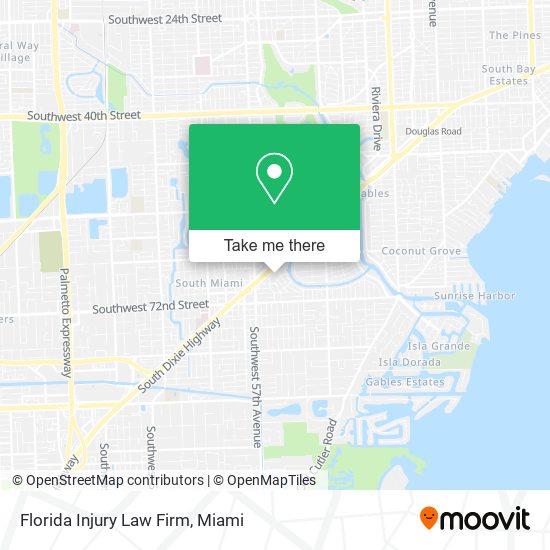 Florida Injury Law Firm map