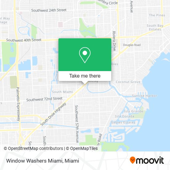 Window Washers Miami map