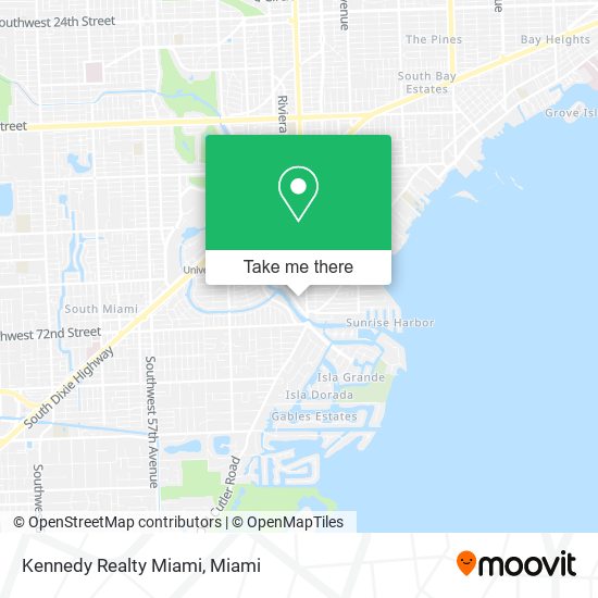 Kennedy Realty Miami map