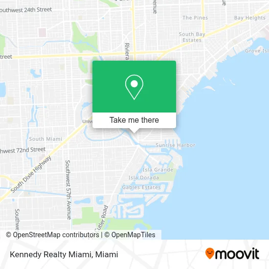 Kennedy Realty Miami map