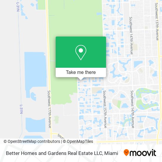 Better Homes and Gardens Real Estate LLC map