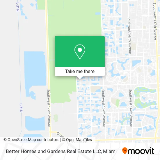 Better Homes and Gardens Real Estate LLC map