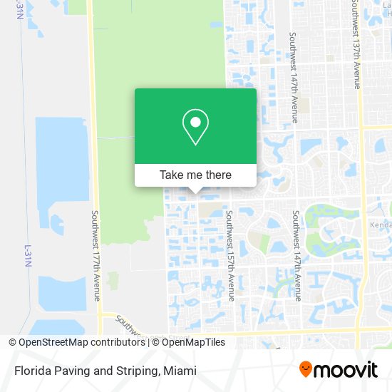 Mapa de Florida Paving and Striping