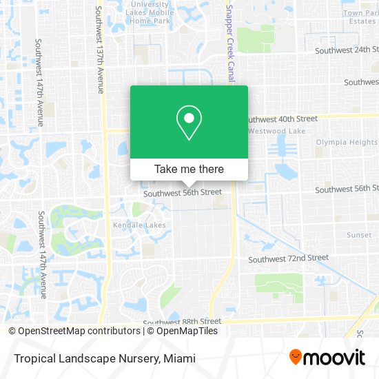 Tropical Landscape Nursery map