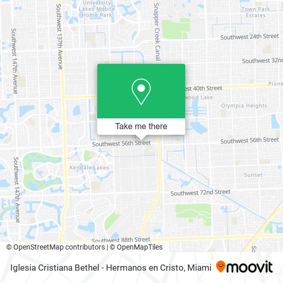 Mapa de Iglesia Cristiana Bethel - Hermanos en Cristo