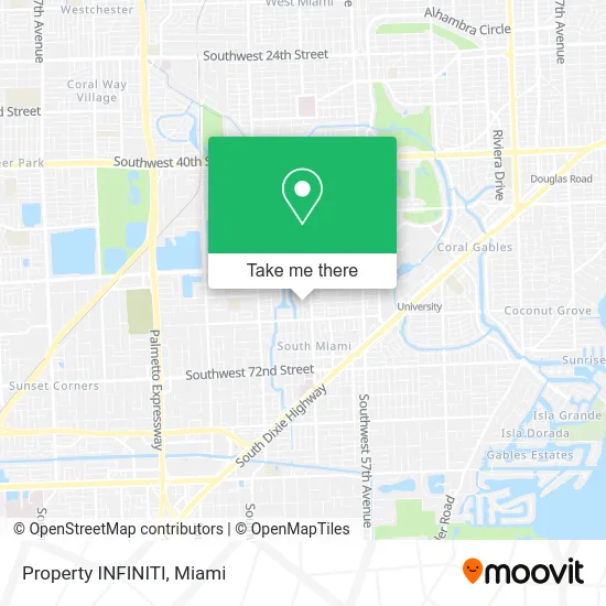 Property INFINITI map