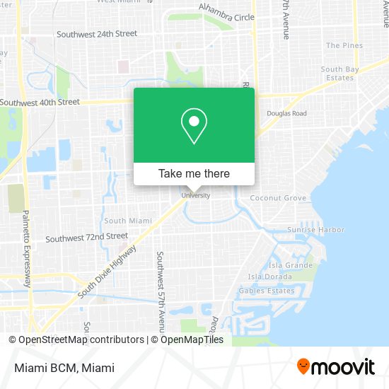 Miami BCM map