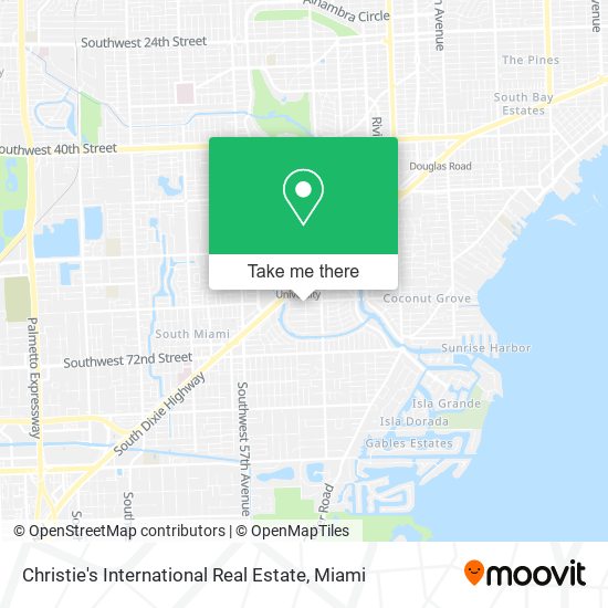 Christie's International Real Estate map