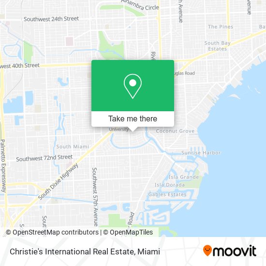 Mapa de Christie's International Real Estate