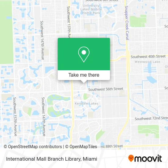 International Mall Branch Library map