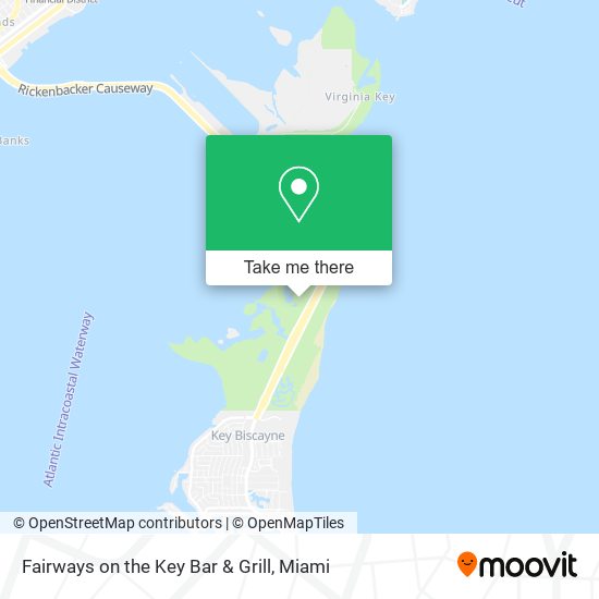 Fairways on the Key Bar & Grill map