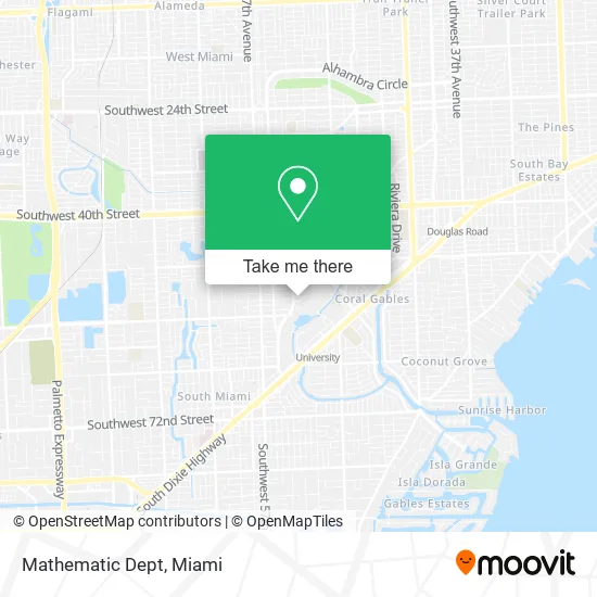 Mathematic Dept map