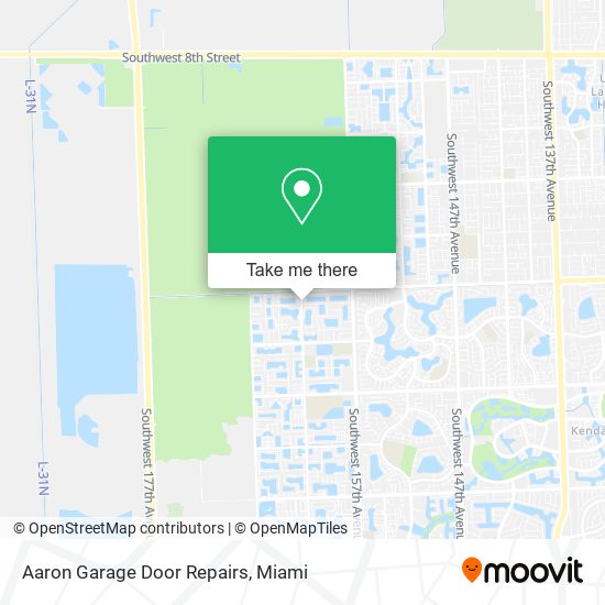 Mapa de Aaron Garage Door Repairs