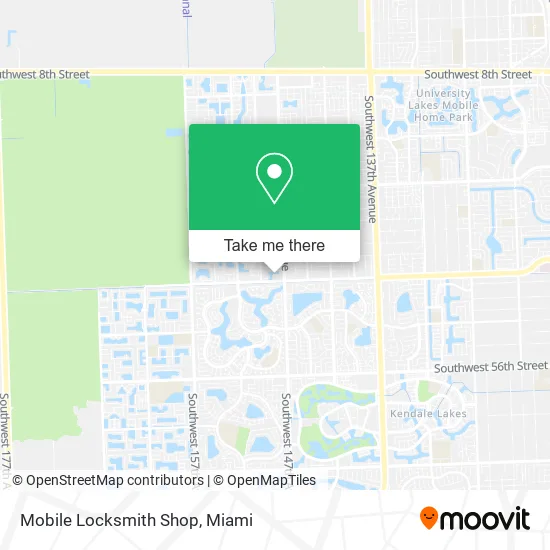 Mobile Locksmith Shop map