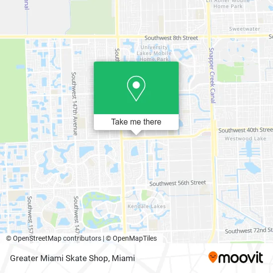 Greater Miami Skate Shop map