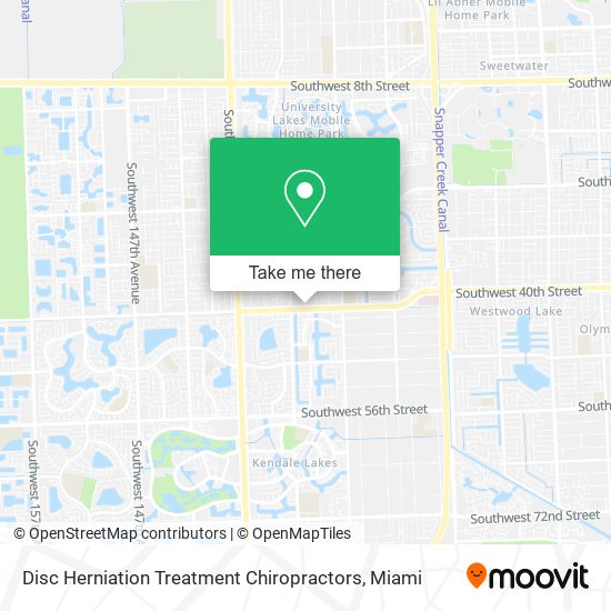 Disc Herniation Treatment Chiropractors map