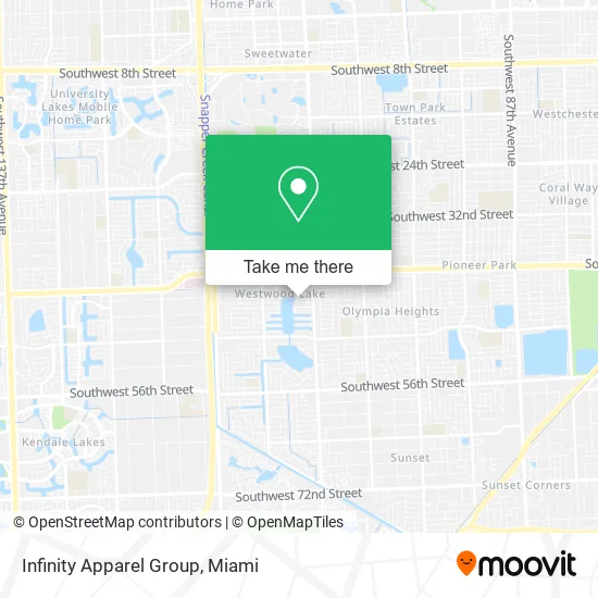 Infinity Apparel Group map