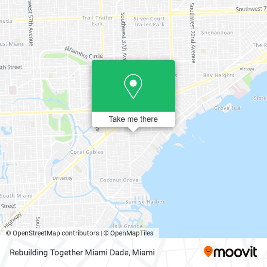 Rebuilding Together Miami Dade map