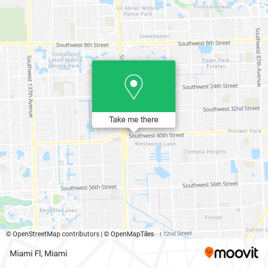 Miami Fl map