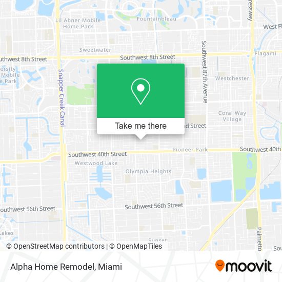 Mapa de Alpha Home Remodel