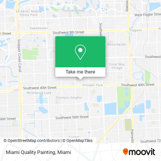 Mapa de Miami Quality Painting