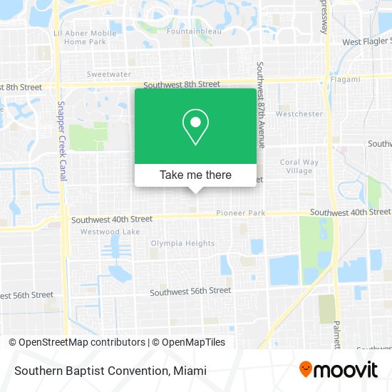 Southern Baptist Convention map