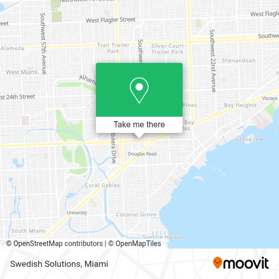 Swedish Solutions map