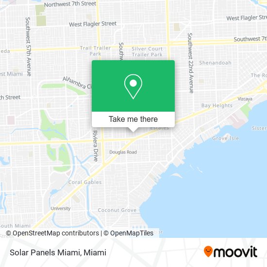 Solar Panels Miami map