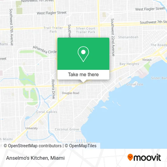 Anselmo's Kitchen map