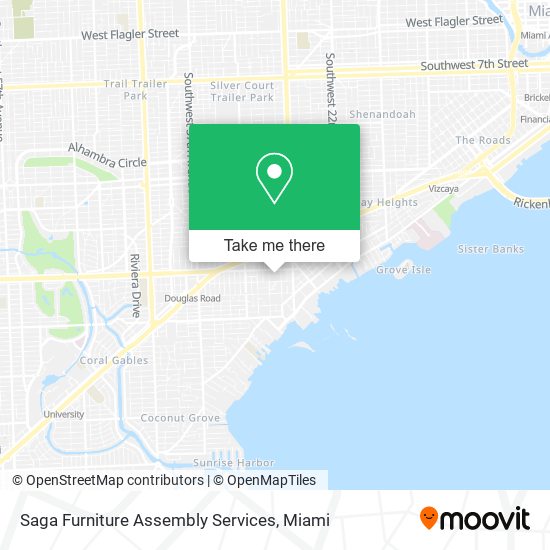 Mapa de Saga Furniture Assembly Services