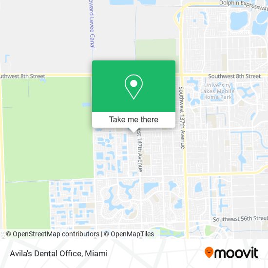 Avila's Dental Office map