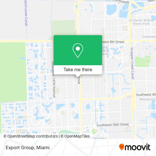 Mapa de Export Group