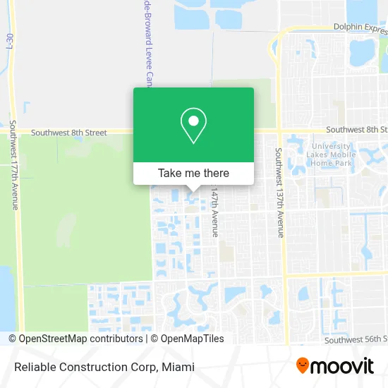 Reliable Construction Corp map