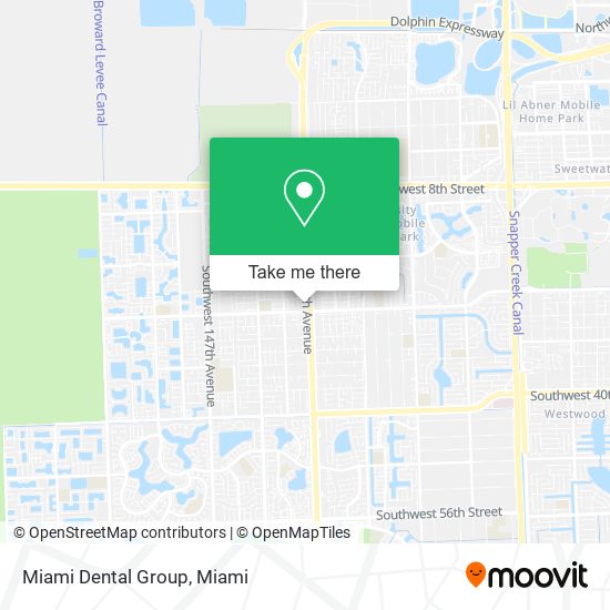 Mapa de Miami Dental Group