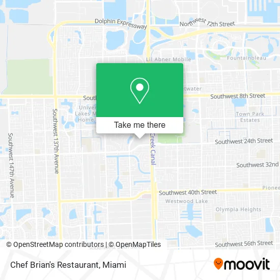 Mapa de Chef Brian's Restaurant