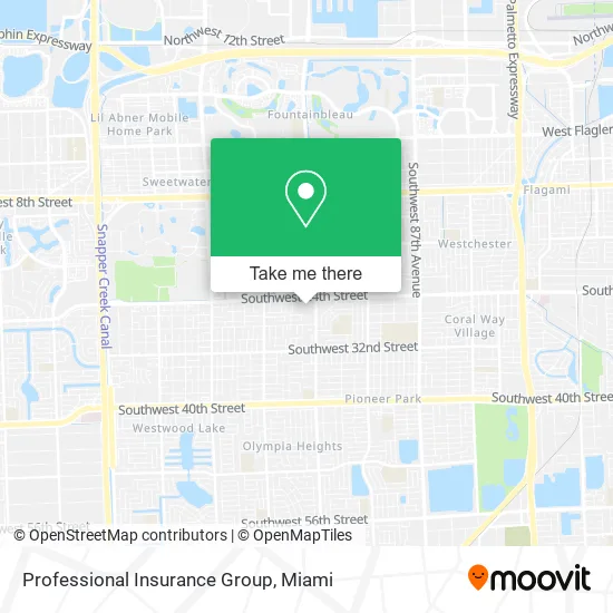 Professional Insurance Group map