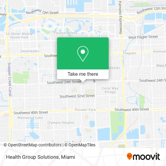 Health Group Solutions map