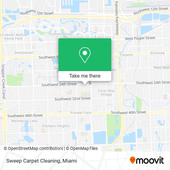 Mapa de Sweep Carpet Cleaning