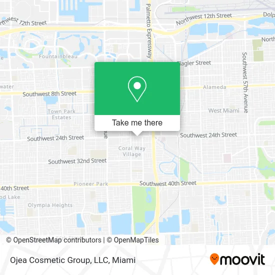 Ojea Cosmetic Group, LLC map